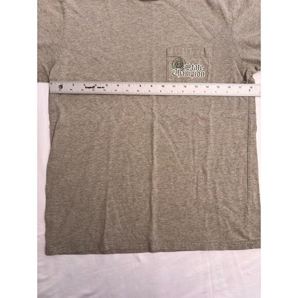 Men's Gap T-Shirt Size M Gray Short Sleeve Pocket Tee - Picture 2 of 9